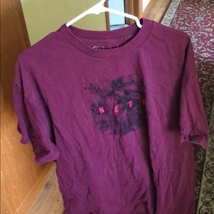 Neff maroon shirt